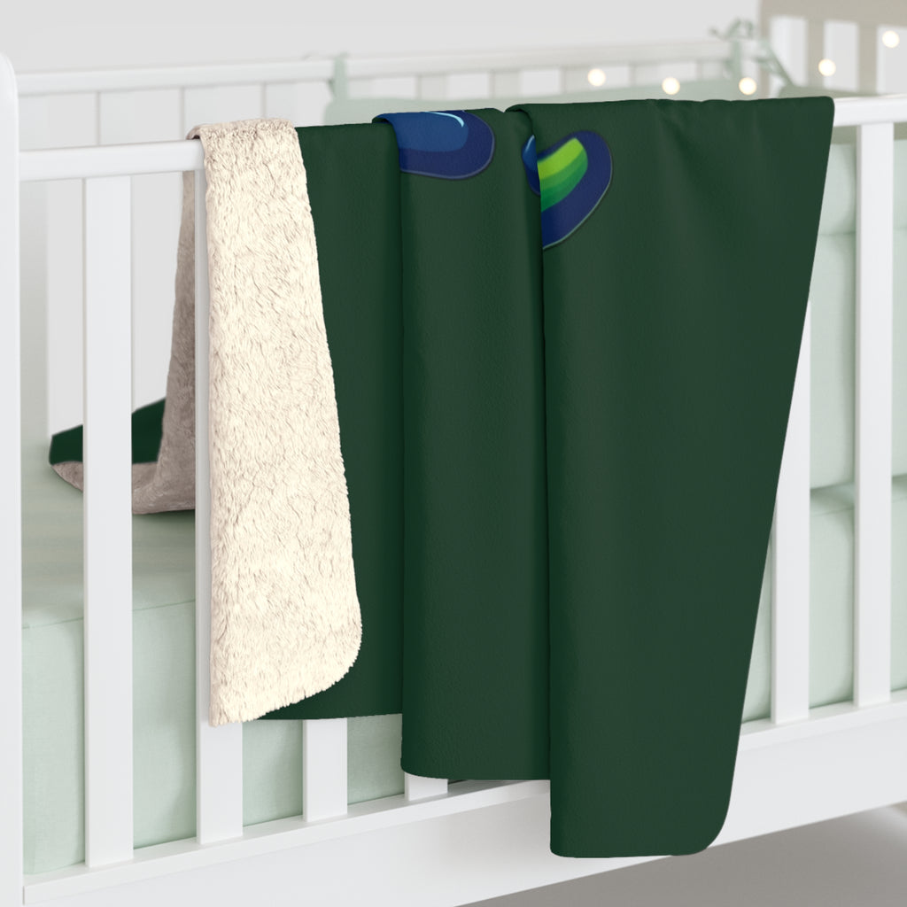 PAC | Sherpa Fleece Blanket | Green