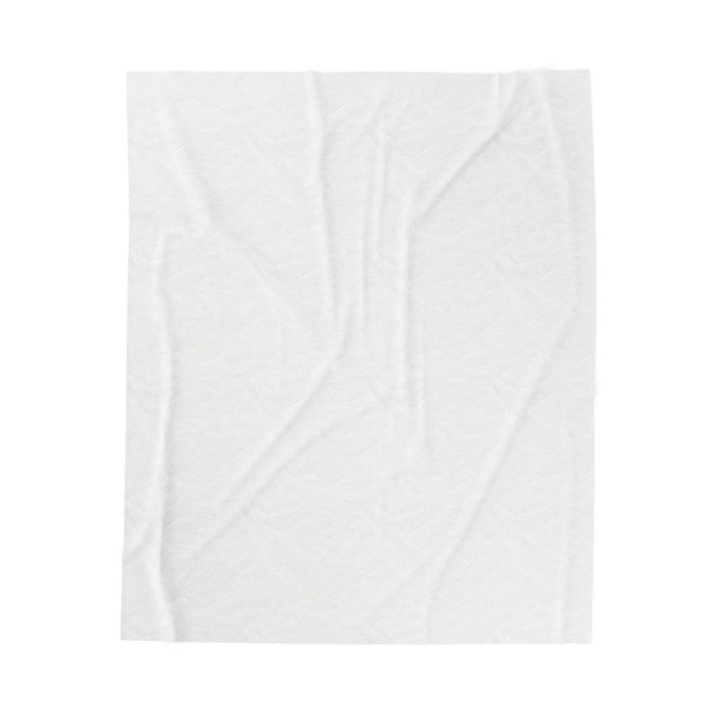 Velveteen Plush Blanket | Paw Print