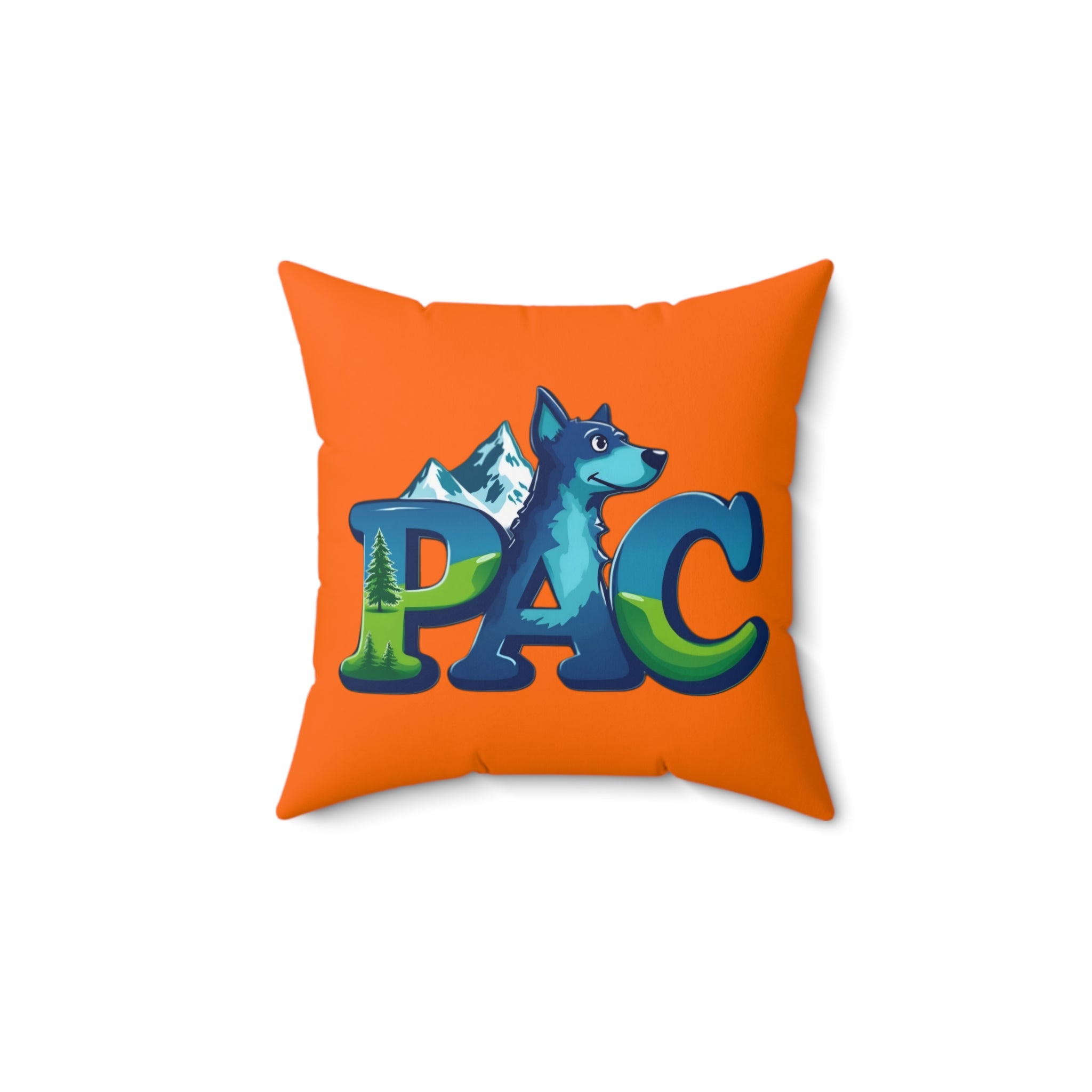 PAC Pillow | Throw Pillow | Orange