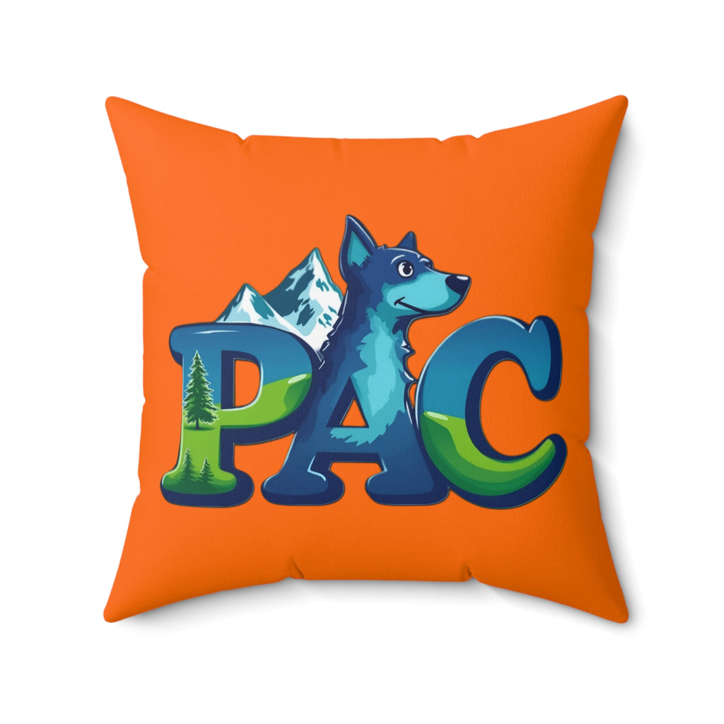 PAC Pillow | Throw Pillow | Orange