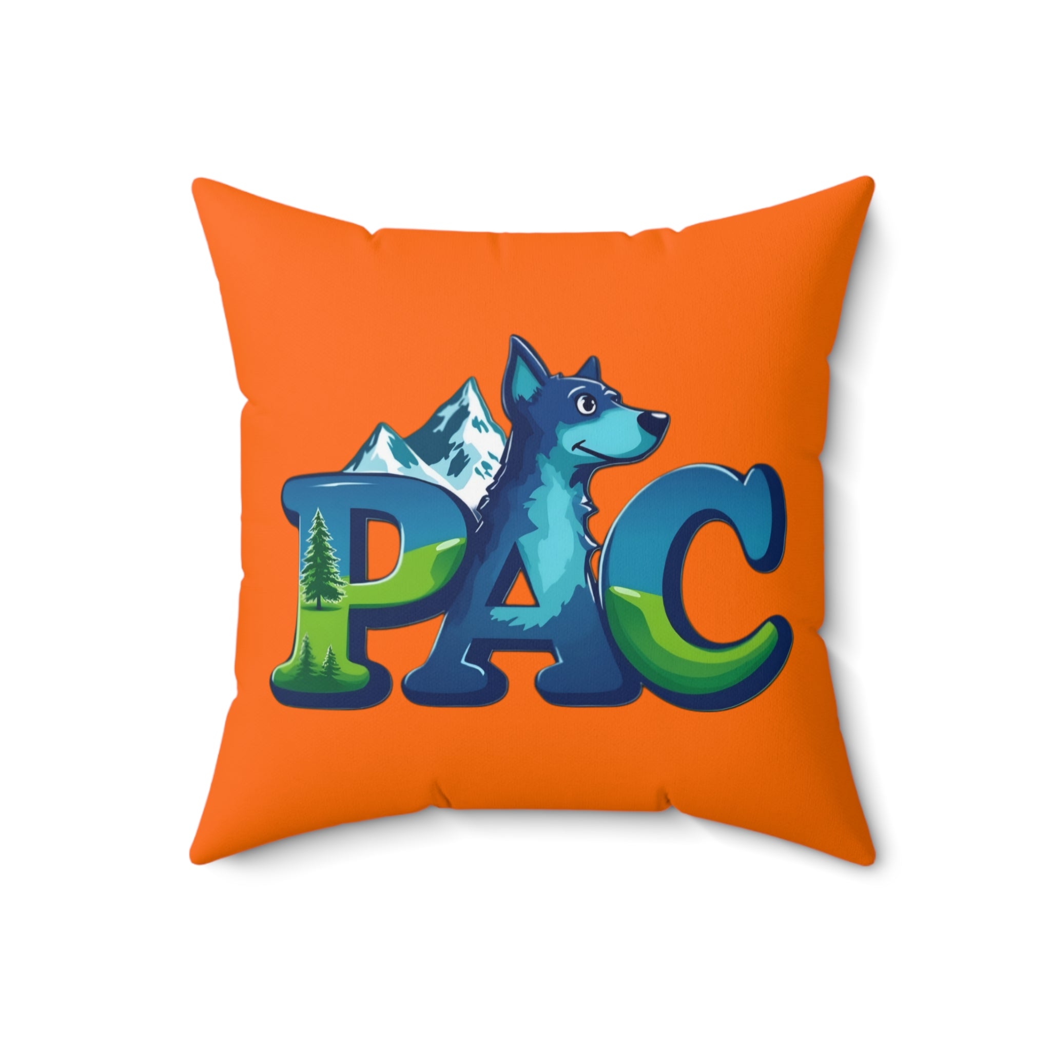 PAC Pillow | Throw Pillow | Orange