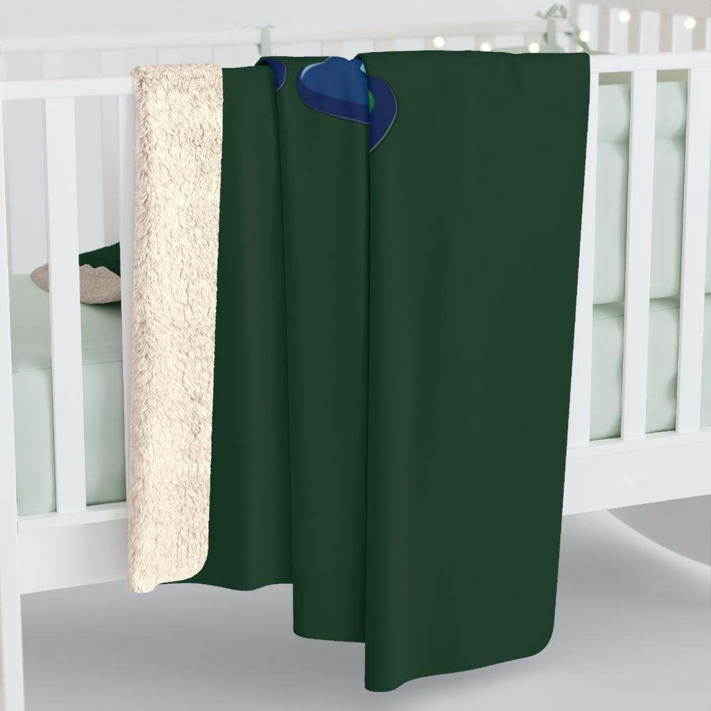 PAC | Sherpa Fleece Blanket | Green