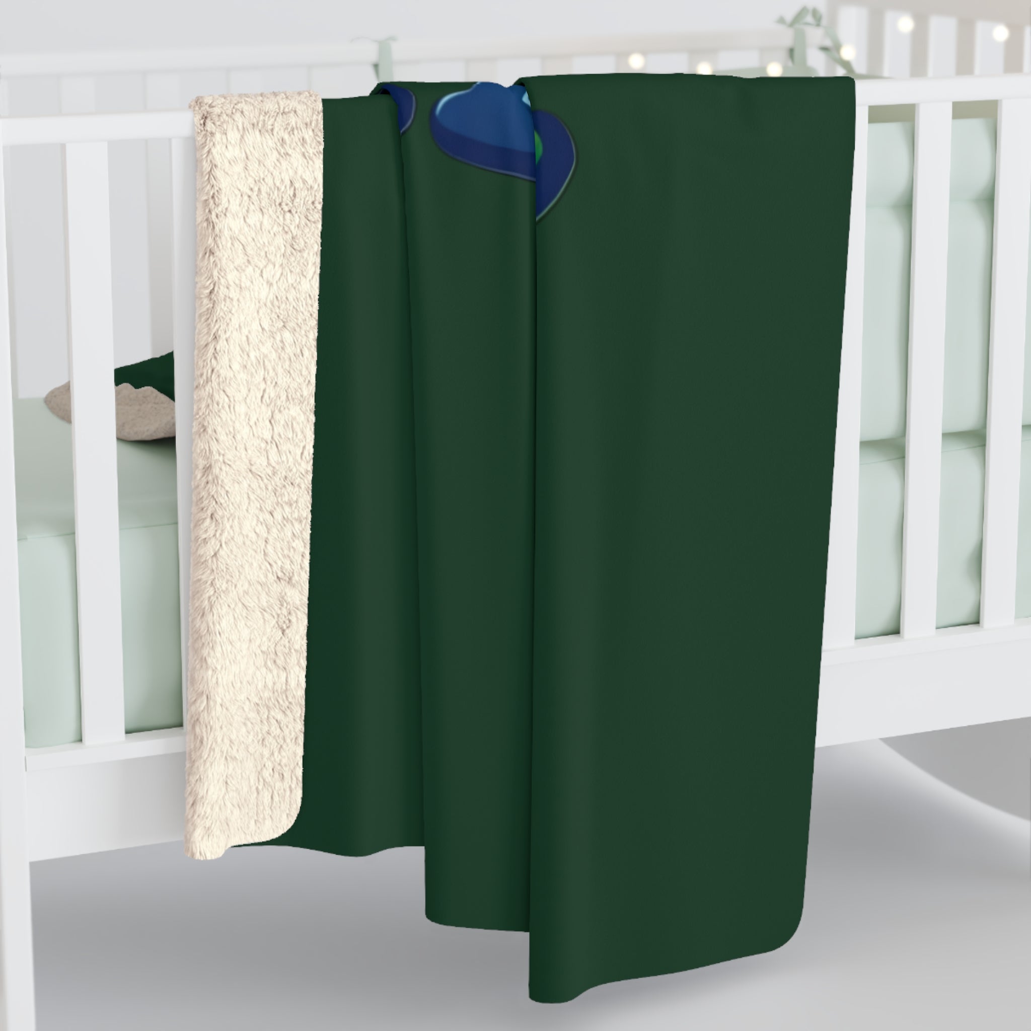 PAC | Sherpa Fleece Blanket | Green