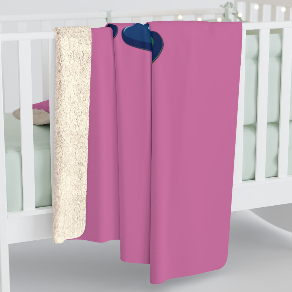 PAC | Sherpa Fleece Blanket | Pink