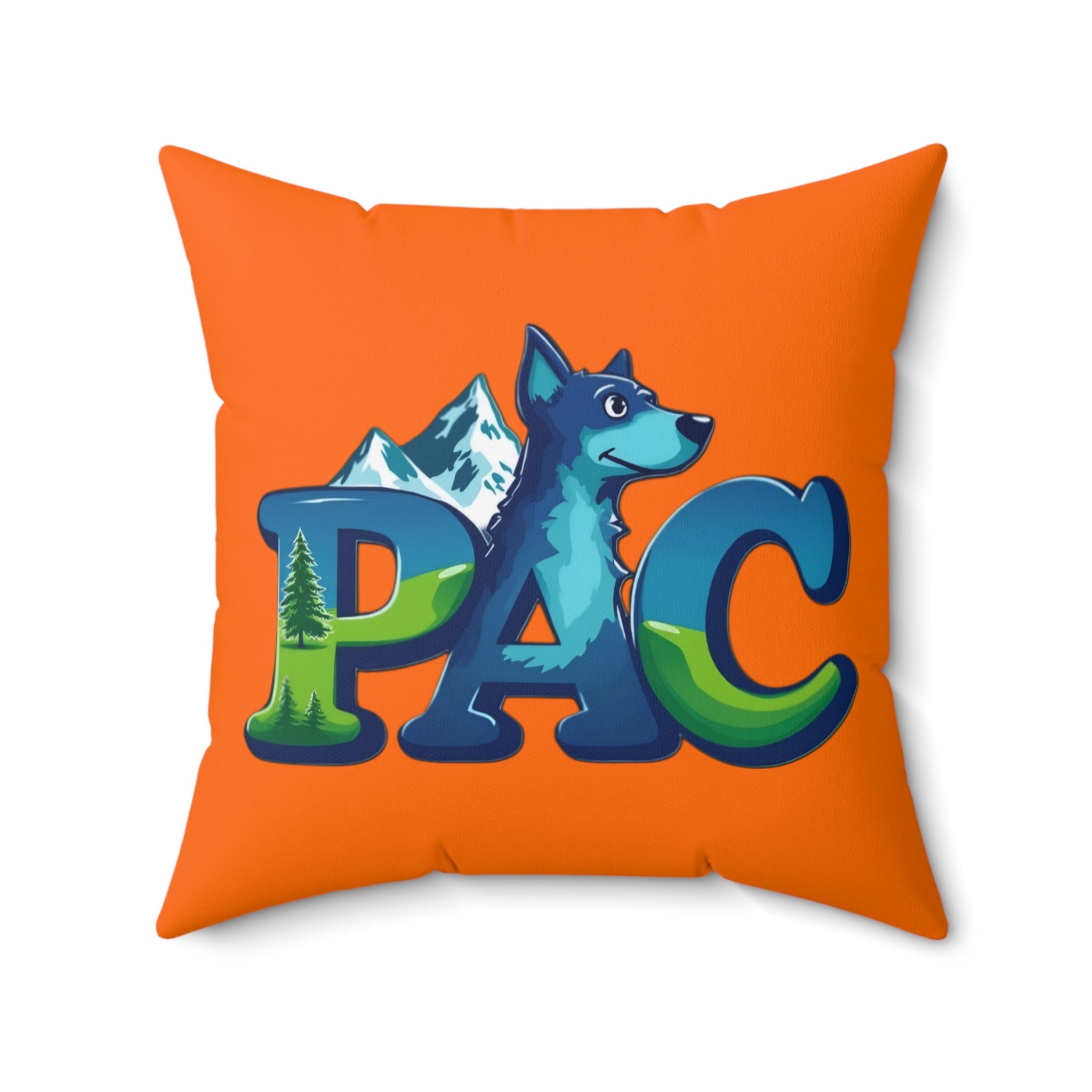 PAC Pillow | Throw Pillow | Orange