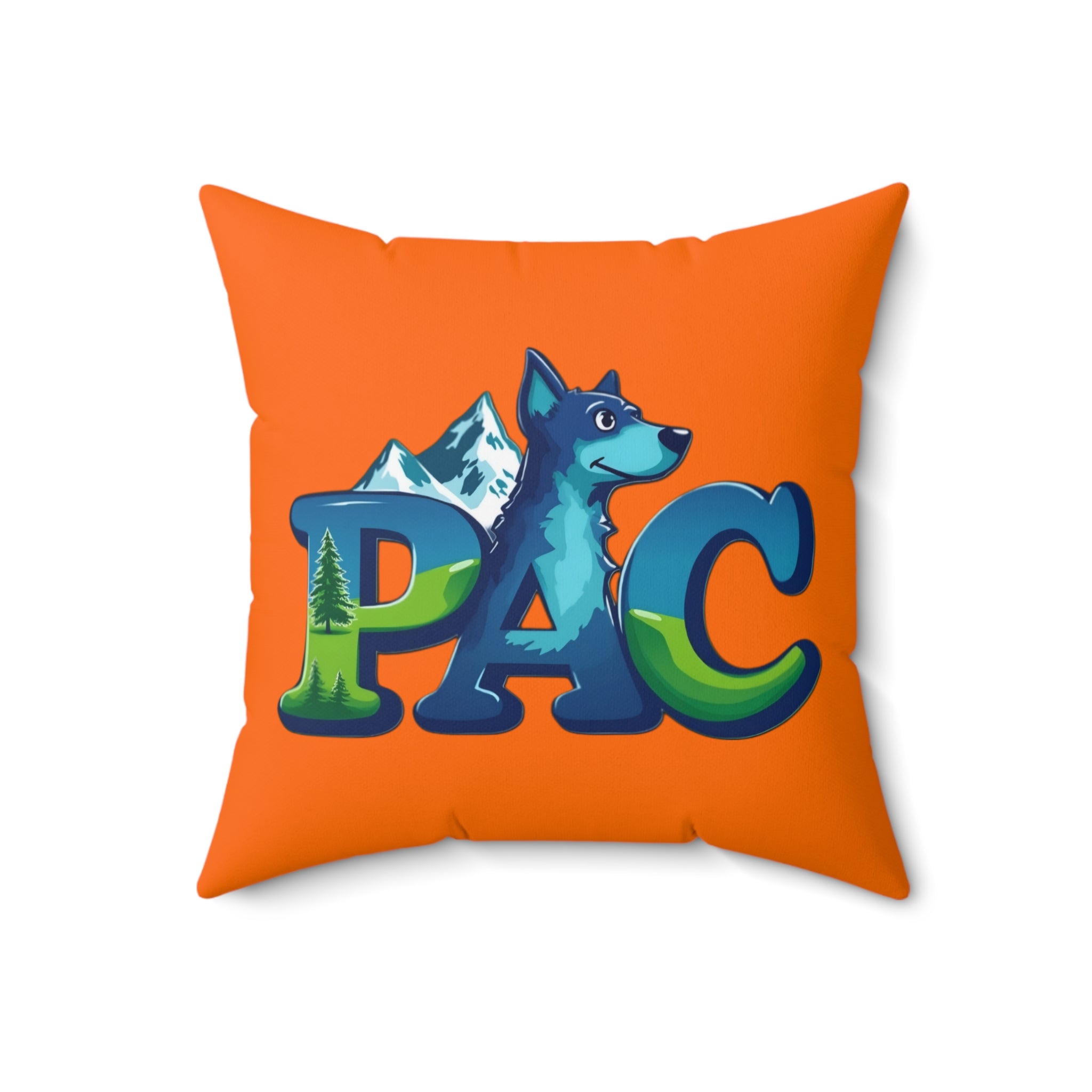 PAC Pillow | Throw Pillow | Orange