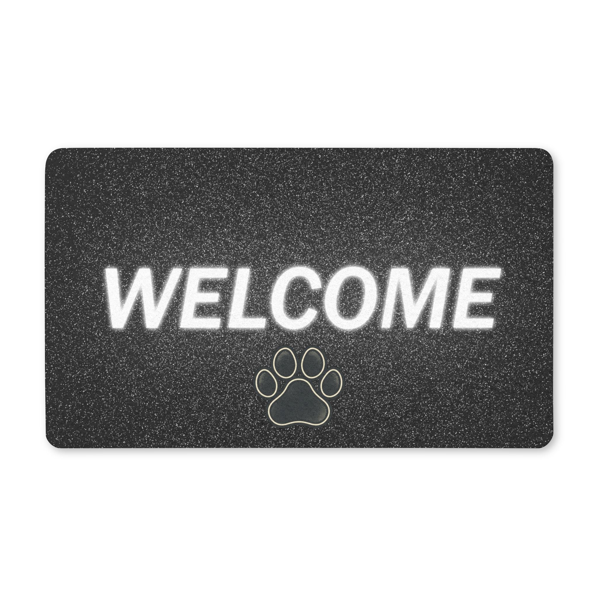 Welcome Doormat | Paw Print