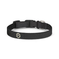 Adjustable Dog Collar | Paw Print | Black