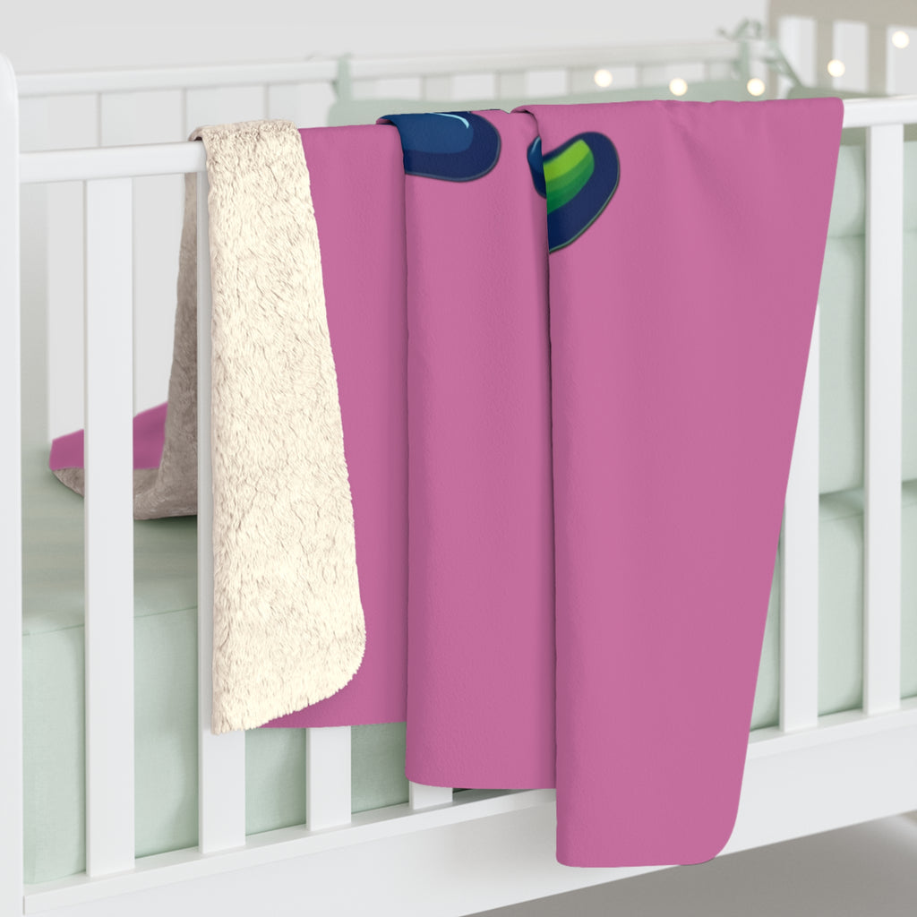PAC | Sherpa Fleece Blanket | Pink