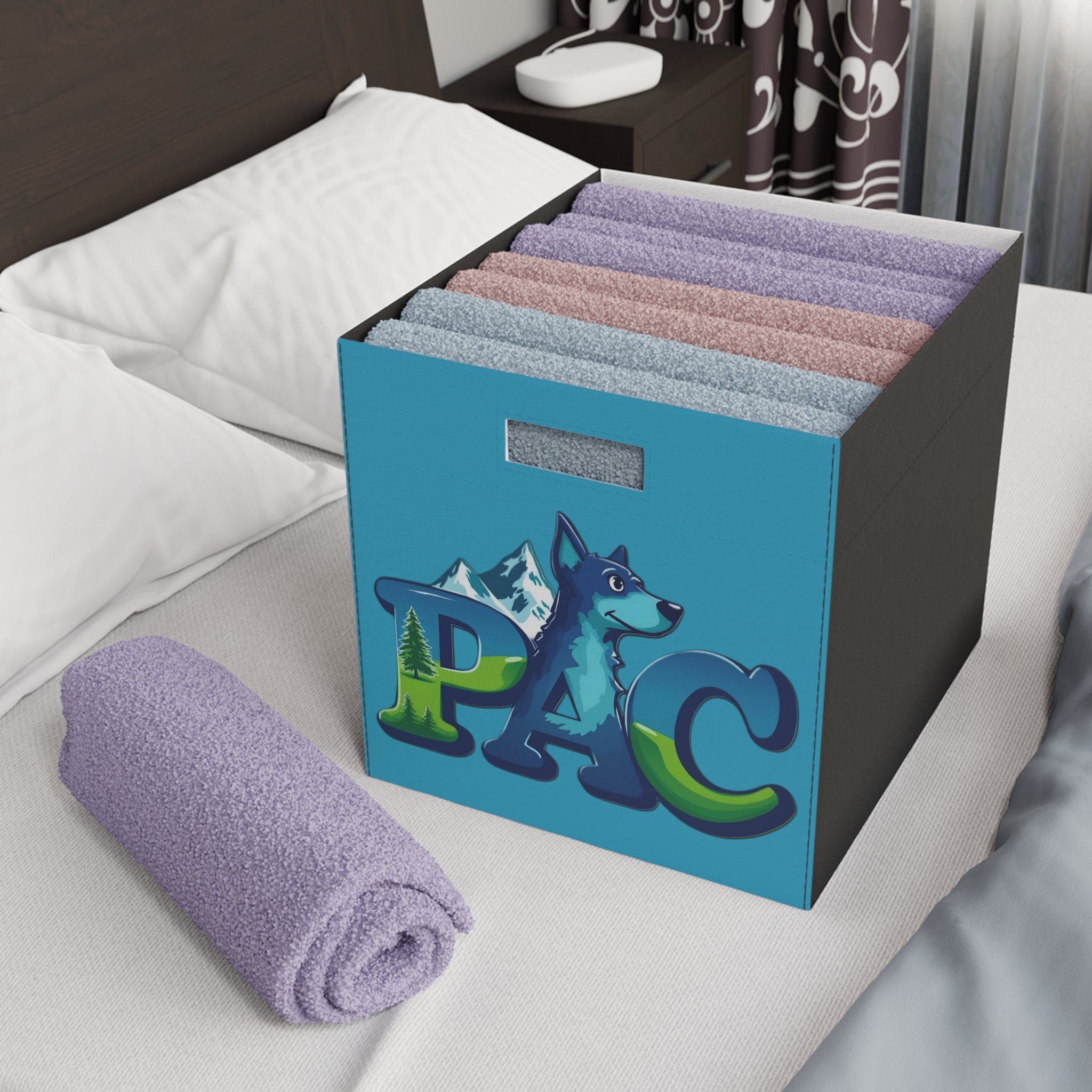 PAC | Felt Toy Box | Turquoise