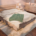 Paw Print Velveteen Plush Blanket