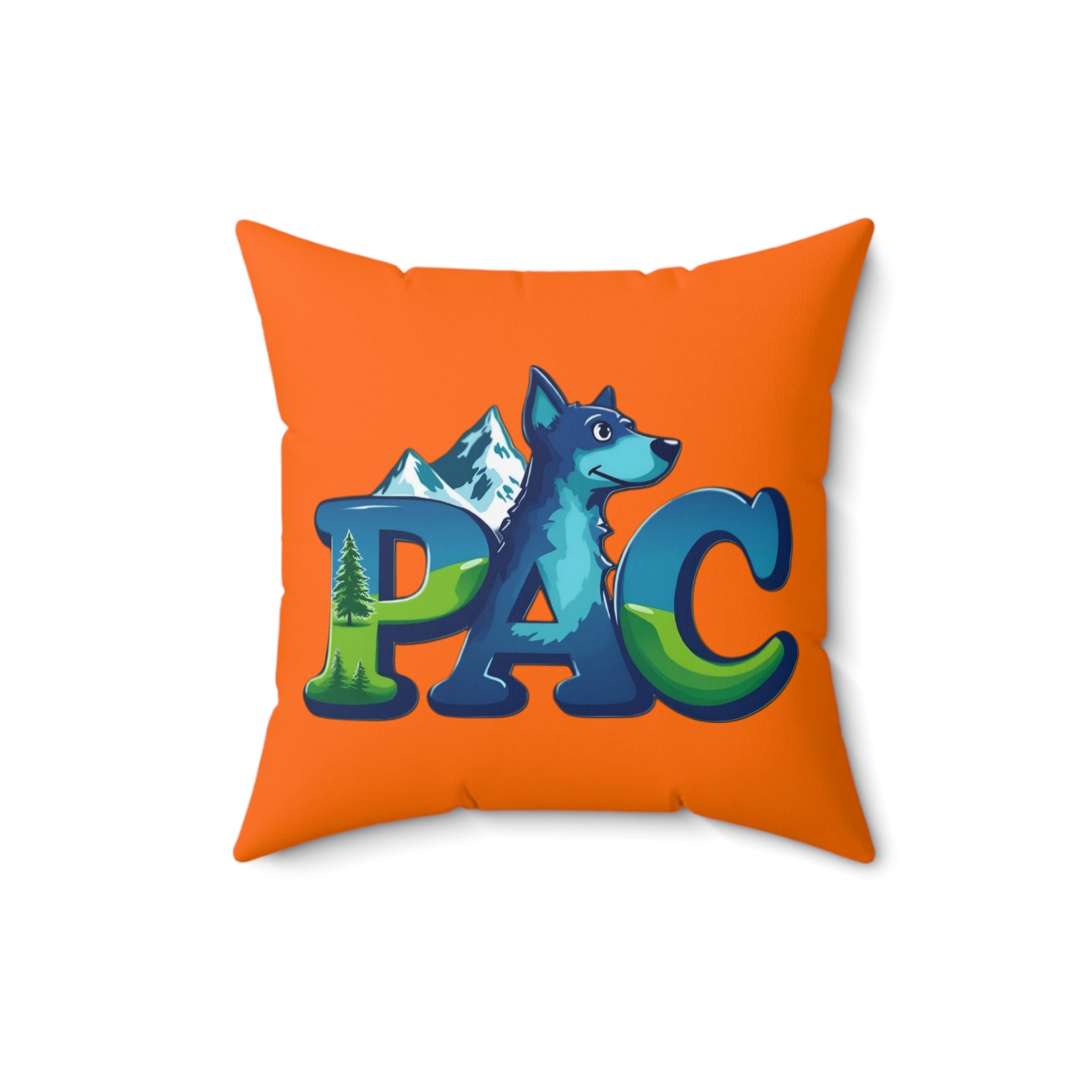 PAC Pillow | Throw Pillow | Orange