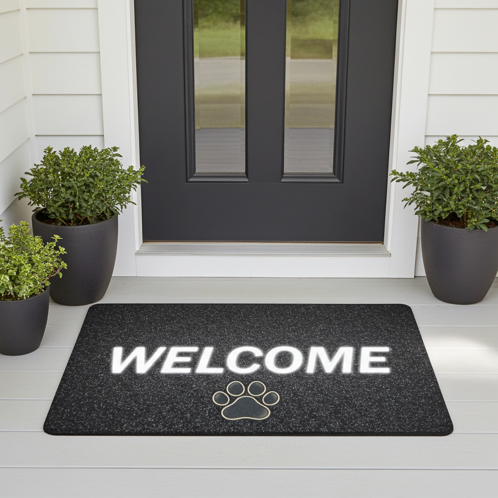 Welcome Doormat | Paw Print
